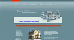 Desktop Screenshot of carpinteriaenaluminio.com